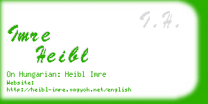 imre heibl business card